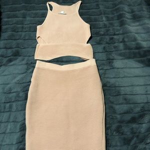 Jonathan Simkhais-blush-pink-ribbed knit